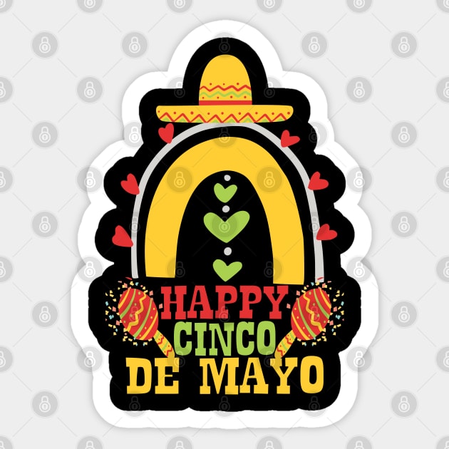 happy cinco de mayo cool mexico festival Sticker by Just Be Cool Today